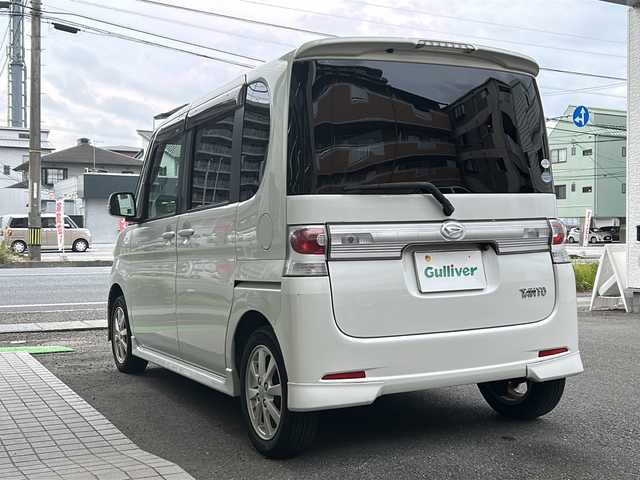 ダイハツ タント カスタム X 高知県 2009(平21)年 9.6万km パールホワイトⅢ ナビ/バックモニター/スライドドア/スマートキー