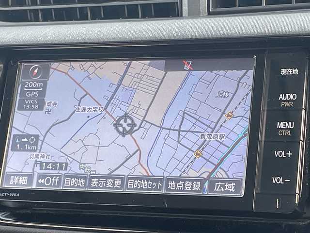 トヨタ アクア G 千葉県 2015(平27)年 6.7万km ライムホワイトパールクリスタルシャイン ナビNSZT-W64 バックカメラ ドラレコ BT フルセグ シートヒーター ステアリングスイッチ ETC クルコン オートライト HID フォグライト スマートキー プッシュスタート