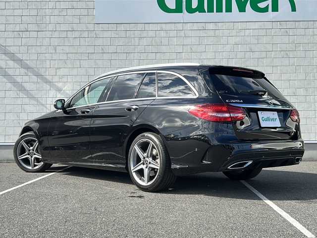 メルセデス・ベンツ Ｃ２２０ｄ ワゴン ローレウスエディション 栃木県 2018(平30)年 1.2万km オブシディアンブラック 純正メモリナビ/・Bluetooth/・TV ワンセグ/・バックカメラ/電動ガラスサンルーフ/レザーシート/前席パワーシート/追従式クルーズコントロール/パドルシフト/純正18インチアルミホイール/衝突被害軽減システム/コーナーセンサー/LEDヘッドライト/オートライト