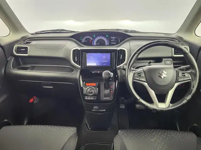 スズキ ソリオ バンディット HV MV 愛知県 2017(平29)年 5.3万km ピュアホワイトP デュアルカメラブレーキサポート/車線逸脱警報/アイドリングストップ/電動格納ミラー/オートエアコン/ETC/パワースライドドア/SDナビ（MDV-D504BT）/フルセグTV/CD/DVD/Bluetooth/ウォークスルー/サンシェード/フォグランプ/ツイーター/ウィンカーミラー/フロアマット