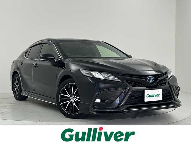 トヨタ カムリ WSレザーパッケージ 大阪府 2021(令3)年 1.7万km アティチュードブラックマイカ 純正ディスプレーオーディオ/フルセグ CD DVD BT USB/GRスポーツエアロ/TRDマフラー/レーダークルーズコントロール/プリクラッシュセーフティー/BSM/LDA/クリアランスソナー/バックカメラ/ドライブレコーダー/レザーシート/シートヒーター/パワーシート/LEDヘッドライト/オートライト/オートハイビーム/LEDフォグライト/ビルトインETC2.0/スマートキー