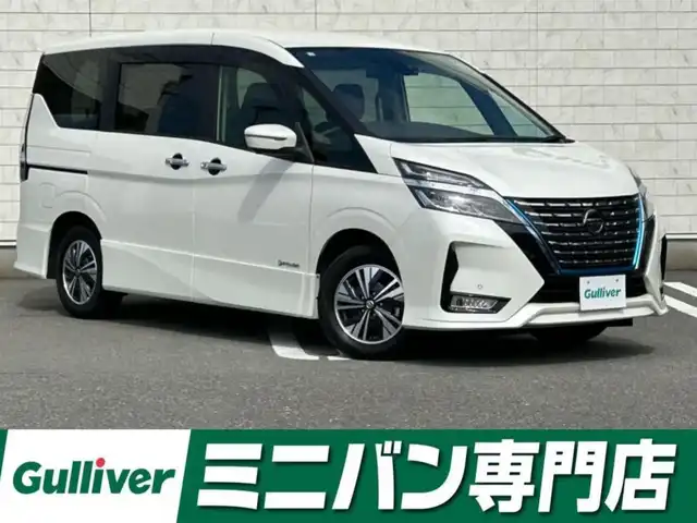 日産 セレナ e－パワー ハイウェイスター V 福岡県 2021(令3)年 4万km ブリリアントホワイトパール 純正10型SDナビ(フルセグTV/CD/DVD/BT)全方位プロパイロットコーナーセンサー両側電動パワスラドラレコETCUSBHDMI純正フロアマット純正LED純正アルミホイールプッシュスタートスマートキー