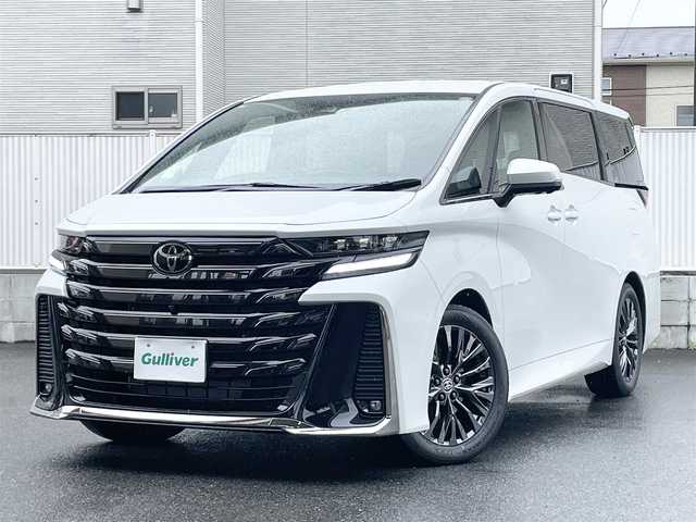 トヨタ ヴェルファイア Z プレミア 栃木県 2025(令7)年 0.1万km未満 プラチナホワイトパールマイカ ・2025年5月登録/・走行距離25Km/・ワンオーナー/・左右独立型ムーンルーフ/・パノラミックビューモニター/・デジタルインナーミラー/・トヨタチームメイト/・ヘットアップディスプレイ/・レーダークルーズコントロール/・純正ナビ・フルセグTV/・置くだけ充電/・サンセットオレンジ本革シート/・シートヒーター＆エアーシート/・パワーバックドア/・ブラインドスポットモニター/・ETC2.0/・両側パワースライドドア/・オートハイビーム/・オートライト/・保証書/・取説/・スペアキー１