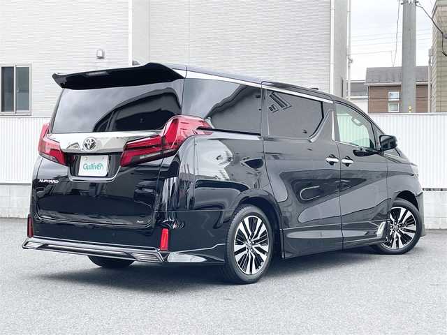 トヨタ アルファード S Cパッケージ 栃木県 2021(令3)年 0.4万km ブラック ワンオーナー/TRDエアロ/デジタルインナーミラー/純正ディスプレイオーディオ/純正フリップダウンモニター/フルセグTV・DVD再生/バックカメラ/BSM/レザーシート・パワーシート/シートヒーター・エアーシート/3眼LEDヘッドライト/両側パワースライドドア/パワーバックドア/レーダークルーズコントロール/ビルトインETC2.0/ドライブレコーダー前後/スマートキー/取扱説明書/保証書/スペアキー１