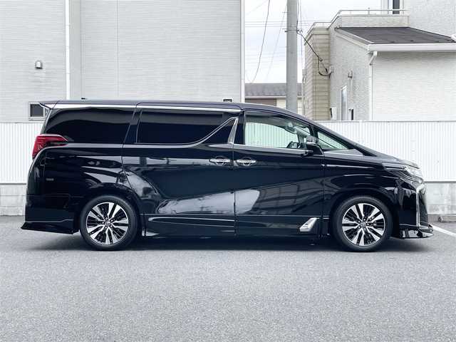 トヨタ アルファード S Cパッケージ 栃木県 2021(令3)年 0.4万km ブラック ワンオーナー/TRDエアロ/デジタルインナーミラー/純正ディスプレイオーディオ/純正フリップダウンモニター/フルセグTV・DVD再生/バックカメラ/BSM/レザーシート・パワーシート/シートヒーター・エアーシート/3眼LEDヘッドライト/両側パワースライドドア/パワーバックドア/レーダークルーズコントロール/ビルトインETC2.0/ドライブレコーダー前後/スマートキー/取扱説明書/保証書/スペアキー１