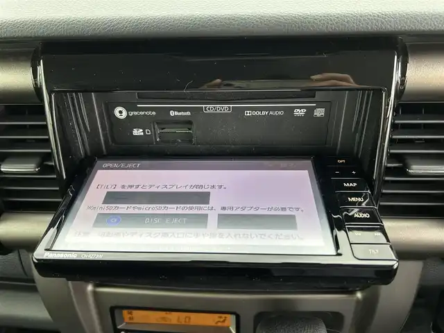 スズキ ハスラー Jスタイル Ⅱ 愛媛県 2017(平29)年 2.7万km クールカーキパールメタリック/ホワイト2トーンルーフ 純正7型ナビ/アイドリングストップ/前席シートヒーター/衝突被害軽減装置/車線逸脱防止装置/ヒートミラー/電格ミラー/純正ドアバイザー/オートライト/純正フロアマット/ETC/シガーソケット/ISOFIX/テレビキャンセラー/ステアリングリモコン/現状サマー(純正AW）(165/60/R15)/BRIDGESTONE NEWNO