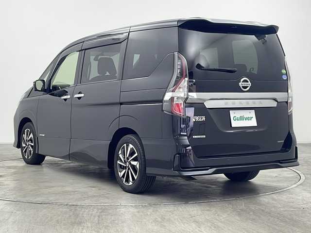 日産 セレナ ハイウェイスター V 群馬県 2020(令2)年 7.7万km ダイヤモンドブラック 純正１０型ナビ　純正１１型後席モニター　全周囲カメラ　プロパイロット　ＢＳＭ　ハンズフリー機能付き両側電動スライドドア　ビルトインＥＴＣ２．０　前後ドラレコ　衝突被害軽減ブレーキ　ＬＥＤ　禁煙
