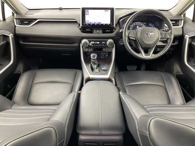 トヨタ ＲＡＶ４ ハイブリットG 道央・札幌 2019(平31)年 3.3万km ホワイトパールクリスタルシャイン ・ワンオーナー/・4WD/・モデリスタフルエアロ/・純正ナビ&CD&DVD&SD&BT&TV/・バックカメラ/・パワーバックドア/・トヨタセーフティセンス/・レーダークルーズコントロール/・ブラインドスポットモニター/・レザーシート/・運転席メモリー機能付きパワーシート/・前席シートヒーター/・ステアリングヒーター/・ビルトインETC/・社外ミラー型ドライブレコーダー/・LEDヘッドライト/・純正18インチAW