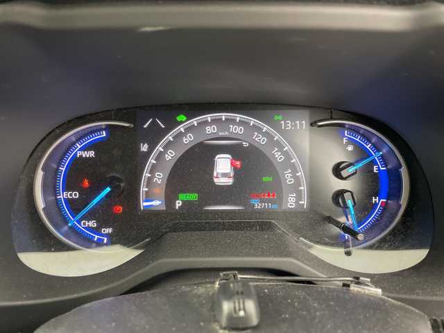 トヨタ ＲＡＶ４ ハイブリットG 道央・札幌 2019(平31)年 3.3万km ホワイトパールクリスタルシャイン ・ワンオーナー/・4WD/・モデリスタフルエアロ/・純正ナビ&CD&DVD&SD&BT&TV/・バックカメラ/・パワーバックドア/・トヨタセーフティセンス/・レーダークルーズコントロール/・ブラインドスポットモニター/・レザーシート/・運転席メモリー機能付きパワーシート/・前席シートヒーター/・ステアリングヒーター/・ビルトインETC/・社外ミラー型ドライブレコーダー/・LEDヘッドライト/・純正18インチAW