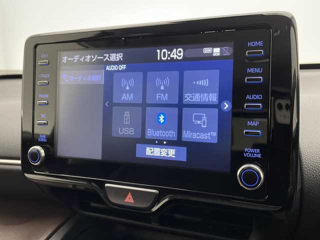トヨタ ヤリスクロス ハイブリッド Z 宮崎県 2022(令4)年 4.6万km ブラックマイカ 禁煙車/トヨタセーフティセンス/純正8型ディスプレイオーディオ/（T-CONNECT/Bluetooth/HDMI/USB/フルセグTV/ナビ）/純正バックカメラ/純正ビルトインETC/純正LEDオートライト/純正18インチアルミ/純正フロアマット/アダプティブクルーズコントロール/レーンディパーチャーアラート/オートマチックハイビーム/クリアランスソナー/オートエアコン/前席シートヒーター/運転席パワーシート/ハーフレザーシート/スマートキー/プッシュエンジンスタート/スペアキー/新車時保証書/取扱い説明書