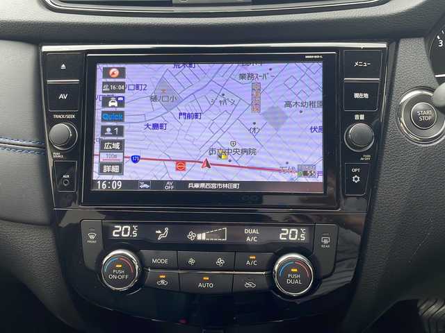 日産 エクストレイル ハイブリッド オーテック iパッケージ 兵庫県 2019(令1)年 1.1万km ダイヤモンドブラック ワンオーナー/純正SDナビ/Bluetooth・AM/FM・HDMI・USB・CD・DVD・Blu-ray・ipod・AUX・AppleCarPlay・AndoroidAuto/4WD/フルセグTV（走行中視聴可能）/プロパイロット（自動運転技術）/インテリジェントアラウンドビューモニター/インテリジェントルームミラー/バックカメラ/電動パーキングブレーキ/オートブレーキホールド/シルバールーフレール/前後ドライブレコーダー/ビルトインETC/電動リアゲート/ルーフレール/アンチロック・ブレーキ・システム/衝突被害軽減システム/盗難防止装置/横滑り防止装置/前後コーナーセンサー/ダウンヒルアシストコントロール/純正フロアマット/サマータイヤ純正ホイール付き/レザーシート/全席シートヒーター/エアバッグ（W＋サイド）/オートライト/LEDヘッドライト/スマートキー/プッシュスタート/取扱説明書/保証書