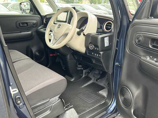 スズキ ワゴンＲ スマイル HYBRID S 大阪府 2022(令4)年 1.1万km インディゴブルーメタリック/ホワイト2トーン ワンオーナー　レーダーブレーキサポート　社外ナビ　バックカメラ　両側パワースライドドア　コーナーセンサー　前後ドラレコ　シートヒーター　アイドリングストップ　ＬＥＤオートライト　ＥＴＣ　スマートキー2個