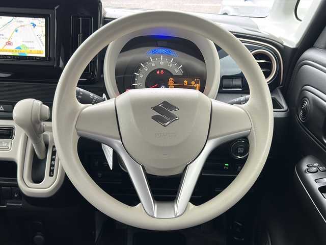 スズキ ワゴンＲ スマイル HYBRID S 大阪府 2022(令4)年 1.1万km インディゴブルーメタリック/ホワイト2トーン ワンオーナー　レーダーブレーキサポート　社外ナビ　バックカメラ　両側パワースライドドア　コーナーセンサー　前後ドラレコ　シートヒーター　アイドリングストップ　ＬＥＤオートライト　ＥＴＣ　スマートキー2個