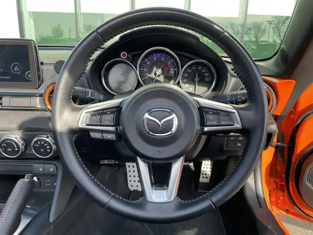 マツダ ロードスター ＲＦ 30周年記念車 和歌山県 2019(令1)年 5.1万km オレンジ 30周年記念車（2389番）/RAYS17インチアルミ/オレンジキャリパ/レカロシート/オープンカー/純正7インチナビ/バックカメラ/BOSEスピーカー/フルセグTV/CD/DVD/衝突軽減ブレーキ/ブラインドスポットモニター/クルーズコントロール/オートライト/前後コーナーセンサー/シートヒーター/ハーフレザーシート/ドラレコ/ビルトインETC/パドルシフト/ステリモ