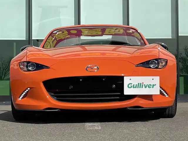 マツダ ロードスター ＲＦ 30周年記念車 和歌山県 2019(令1)年 5.1万km オレンジ 30周年記念車（2389番）/RAYS17インチアルミ/オレンジキャリパ/レカロシート/オープンカー/純正7インチナビ/バックカメラ/BOSEスピーカー/フルセグTV/CD/DVD/衝突軽減ブレーキ/ブラインドスポットモニター/クルーズコントロール/オートライト/前後コーナーセンサー/シートヒーター/ハーフレザーシート/ドラレコ/ビルトインETC/パドルシフト/ステリモ