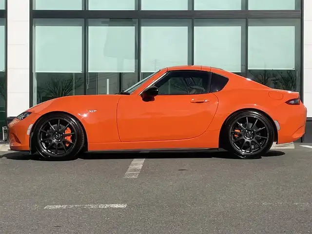 マツダ ロードスター ＲＦ 30周年記念車 和歌山県 2019(令1)年 5.1万km オレンジ 30周年記念車（2389番）/RAYS17インチアルミ/オレンジキャリパ/レカロシート/オープンカー/純正7インチナビ/バックカメラ/BOSEスピーカー/フルセグTV/CD/DVD/衝突軽減ブレーキ/ブラインドスポットモニター/クルーズコントロール/オートライト/前後コーナーセンサー/シートヒーター/ハーフレザーシート/ドラレコ/ビルトインETC/パドルシフト/ステリモ