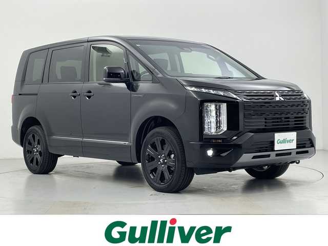 三菱 デリカＤ：５ シャモニー 愛知県 2025(令7)年 0.1千km ブラックダイヤモンド e-Assist/・衝突軽減ブレーキ/・車線逸脱警告/・レーダークルーズコントロール/・オートハイビーム/・誤発進抑制機能/・後側方車両検知警報/・レーンチェンジアシスト/・後退時交差車両検知警報/全方位カメラ/純正アルミホイール(ブラック塗装)/スマートキー/プッシュスタート/パワーシート/シートヒーター/ステアリングヒーター/パワーバックドア/両側パワースライドドア/LEDヘッドライト/ハーフレザーシート