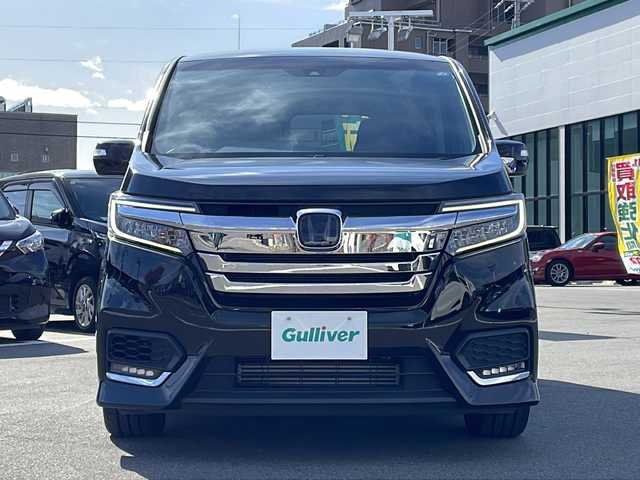 ホンダ ステップワゴン スパーダ ホンダセンシング 長野県 2020(令2)年 2.9万km プレミアムスパークルブラックパール 禁煙車/純正ナビ【VXM-204VFi】/(CD/DVD/フルセグTV/Bluetooth)/ホンダセンシング/・衝突軽減ブレーキ/・誤発進抑制機能/・歩行者事故低減ステアリング/・路外逸脱抑制機能/・追従機能付アダプティブクルーズコントロール/・車線維持支援システム/・先行車発進お知らせ機能/・標識認識機能/バックカメラ/ビルトインETC2.0/両側パワースライドドア/革巻きステアリング/パドルシフト/ステアリングスイッチ/アイドリングストップ/LEDヘッドライト/フォグランプ/オートライト/スマートキー/Pスタート/電動格納ミラー/純正16インチAW/純正フロアマット