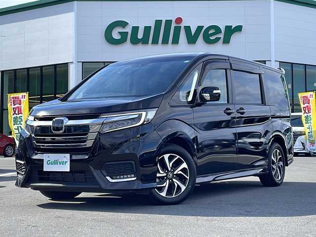 ホンダ ステップワゴン スパーダ ホンダセンシング 長野県 2020(令2)年 2.9万km プレミアムスパークルブラックパール 禁煙車/純正ナビ【VXM-204VFi】/(CD/DVD/フルセグTV/Bluetooth)/ホンダセンシング/・衝突軽減ブレーキ/・誤発進抑制機能/・歩行者事故低減ステアリング/・路外逸脱抑制機能/・追従機能付アダプティブクルーズコントロール/・車線維持支援システム/・先行車発進お知らせ機能/・標識認識機能/バックカメラ/ビルトインETC2.0/両側パワースライドドア/革巻きステアリング/パドルシフト/ステアリングスイッチ/アイドリングストップ/LEDヘッドライト/フォグランプ/オートライト/スマートキー/Pスタート/電動格納ミラー/純正16インチAW/純正フロアマット
