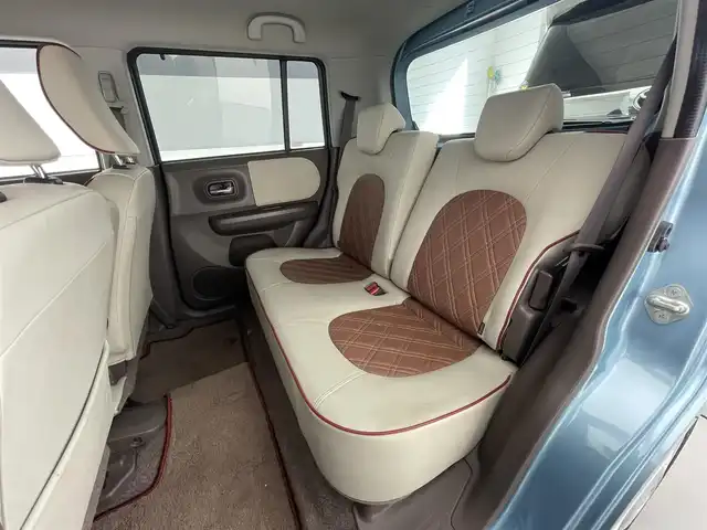 スズキ ラパン ショコラ X 滋賀県 2014(平26)年 8.3万km フィズブルーパールメタリック 純正7インチナビ/【Bluetooth/ワンセグTV】/HIDヘッドライト/D席シートヒーター/ビルトインETC/プッシュスタート/スマートキー