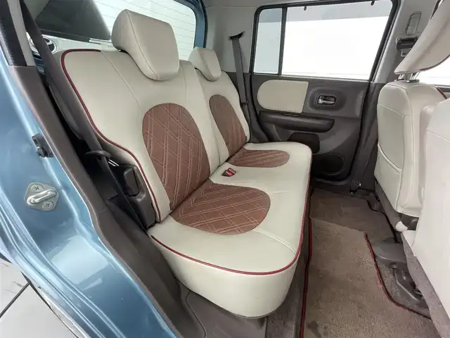 スズキ ラパン ショコラ X 滋賀県 2014(平26)年 8.3万km フィズブルーパールメタリック 純正7インチナビ/【Bluetooth/ワンセグTV】/HIDヘッドライト/D席シートヒーター/ビルトインETC/プッシュスタート/スマートキー