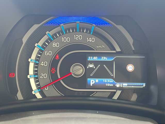 スズキ ハスラー HYBRID G 沖縄県 2024(令6)年 0.1万km未満 ソフトベージュメタリック クルーズコントロール/リアセンサー/電動格納ミラー/ステアリングスイッチ/前席シートヒーター/純正LEDヘッドライト/オートライト/レーンキープアシスト/ヘッドライトレベライザー/プッシュスタート/オーディオレス車/オートライト/アイドリングストップ/電動格納ミラー/取扱説明書/保証書/記録簿