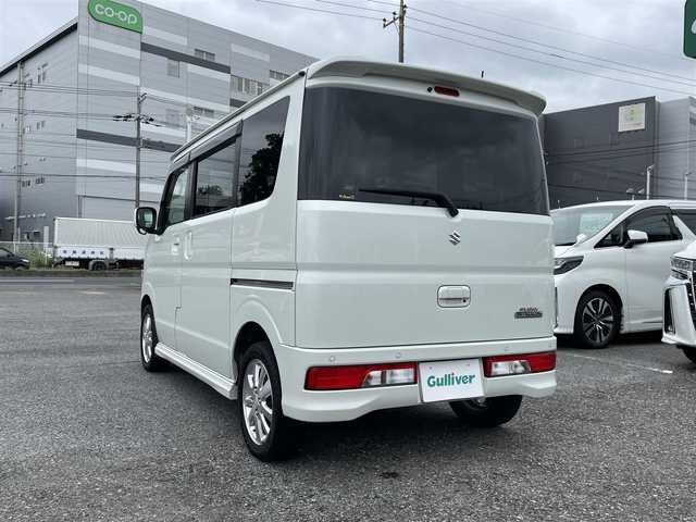 スズキ エブリィ ワゴン PZターボ 千葉県 2021(令3)年 6.8万km パールホワイト ワンオーナー/衝突軽減ブレーキ/車線逸脱警報/スマートキー/左後パワースライドドア/キセノンヘッドライト/コーナーセンサー/純正14インチアルミホイール/フォグランプ/ドアバイザー/新車時保証書＆取扱説明書