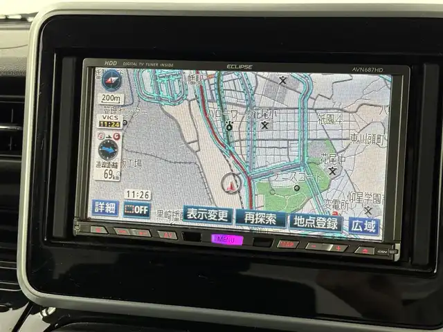 スズキ スペーシア カスタム HYBRID XS ターボ 福岡県 2019(平31)年 5万km ピュアホワイトP 社外ナビ　/両側電動スライドドア　/衝突軽減システム　/バックカメラ　/クルーズコントロール　/シートベンチレーション　/コーナーセンサー　/盗難防止装置　/アイドリングストップ　/レーンアシスト　/ＥＴＣ　/横滑り防止