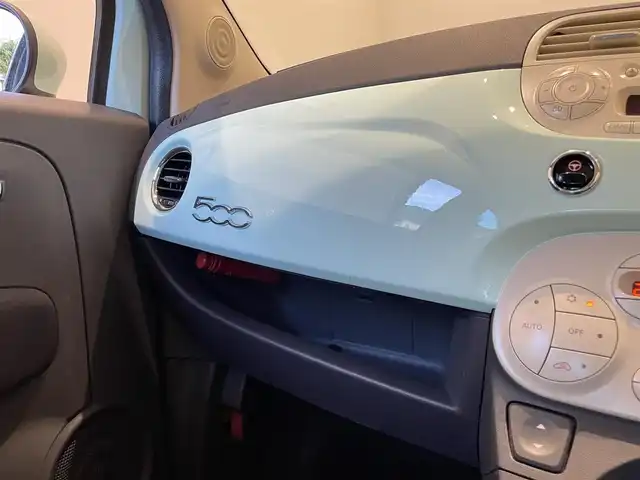 フィアット ５００ メンティーナ 福岡県 2014(平26)年 1.5万km Ｌグリーン ２００台限定特別仕様車　/半革　/ガラスルーフ　/前後ドライブレコーダー　/ＭＴモード付ＡＴ /純正15インチAW