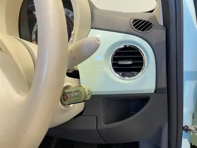 フィアット ５００ メンティーナ 福岡県 2014(平26)年 1.5万km Ｌグリーン ２００台限定特別仕様車　/半革　/ガラスルーフ　/前後ドライブレコーダー　/ＭＴモード付ＡＴ /純正15インチAW