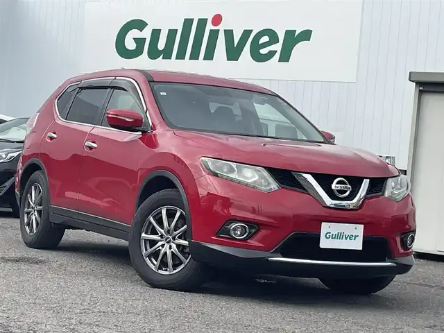 日産 エクストレイル 20X 福島県 2014(平26)年 11.9万km バーニングレッド ４WD/純正メモリーナビ/　　（CD/DVD/FM.AM/BT/ワンセグTV/USB.iPod）/社外エンジンスターター付き/バックカメラ/Pスタート/ドラレコ前後/アイドリングストップ/横滑り防止/D/N席シートヒーター/ダウンヒルアシストコントロール/オートライト/ETC/スノータイヤ４本積込み（225/65/R17)