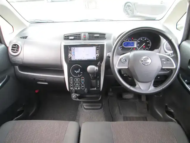 日産 デイズ ハイウェイスターG ターボ 千葉県 2017(平29)年 9.8万km ブラック 純正SDナビ、フルセグTV/アランドビューモニター/オーディオ【CD/DVD/SD/BT/MSV】/HIDヘッドライト/純正15インチアルミホイール/ウィンカードアミラー/衝突被害軽減ブレーキ/クルーズコントロール/アイドリングストップ/ステアリングリモコン/前方ドライブレコーダー/ETC/インテリジェントキー