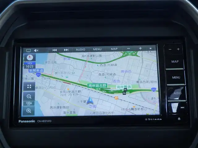 スズキ ハスラー Jスタイル Ⅱ ターボ 千葉県 2023(令5)年 4.1万km シフォンアイボリーメタリック/ウッディブラウン2トーンルーフ スズキセーフティサポート/社外メモリーナビ/地デジTV/【DVD/CD再生機能　Bluetooth接続】/バックカメラ/ドライブレコーダー/前席シートヒーター/革巻きステアリング/ステアリングスイッチ/パドルシフト/ETC/LEDヘッドライト/フォグライト/ウインカーミラー/リアコーナーセンサー/純正15インチアルミホイル/サイド/カーテンエアバッグ/携帯リモコン