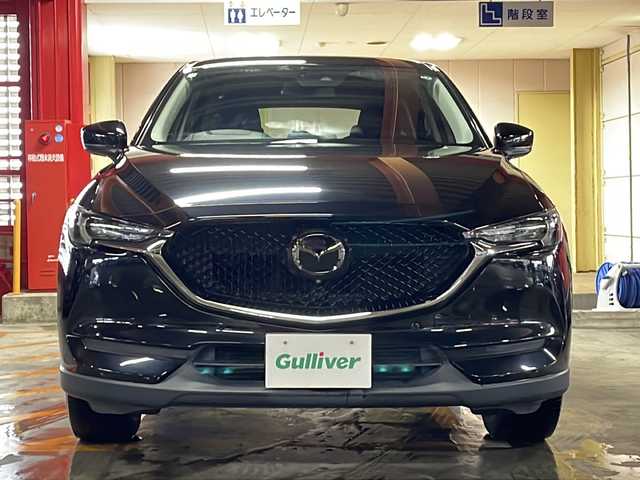 マツダ ＣＸ－５ XD プロアクティブ 静岡県 2018(平30)年 5.2万km ジェットブラックマイカ 【メーカーOP】/パワーバックドア/CD/DVDプレーヤー＋地上デジタルテレビチューナー/アラウンドビューモニター＋フロントパーキングセンサー/【安全装備】/車間認知支援システム/SBS/SCBS/ブラインドスポットビューモニター/レーンキープアシスト/交通標識認識システム/ドライバーアテンションアラート/パーキングセンサー表示/【主要装備】/純正ナビ　/レーダークルーズコントロール　/ＥＴＣ　/ヘッドアップディスプレイ　/電動パーキングブレーキ　/オートホールド/プッシュスタート/スマートキー/スペアキー有り/純正19インチアルミホイール
