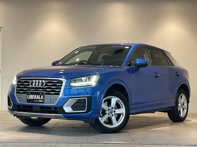 アウディ Ｑ２ 30TFSIスポーツ 愛知県 2019(平31)年 2.7万km 青 バーチャルコクピット　/ＭＭＩナビ　/Ｂｌｕｅｔｏｏｔｈ　/バックカメラ　/フルセグＴＶ　/ＡＣＣ　/ＬＫＡ　/ＢＳＭ　/シートヒーター　/コーナーセンサー　/パワーバックドア　/ドライブレコーダー　/ＥＴＣ２．０/プッシュスタート/アイドリングストップ/ウィンカーミラー