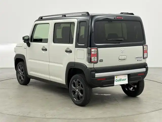 スズキ ハスラー タフワイルド 愛知県 2024(令6)年 0.1千km 白Ⅱ 届け出済み未使用車/スズキデュアルブレーキ/純正9インチメモリナビ/（フルセグTV/Bluetooth/USB入力）/全方位カメラ/本革ステアリングホイール/シートヒーター/デイライト/フォグランプ/純正15インチAW/純正LEDライト/ルーフレール/スマートキー/プッシュスタート/オートライト