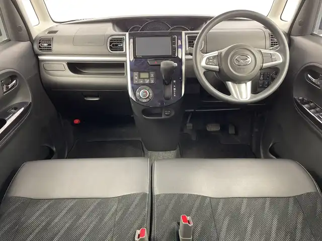 ダイハツ タント カスタム X トップED SA Ⅲ 新潟県 2017(平29)年 3.5万km パールホワイトⅢ 純正メモリナビ【NMZK-W67D】/　フルセグTV/Bluetooth/CD/DVD/USB/衝突被害軽減ブレーキ/レーンキープアシスト/片側パワースライドドア/ハーフレザーシート/D席シートヒーター/バックモニター/アイドリングストップ/LEDヘッドライト/オートマチックハイビーム/オートライト/ステアリングスイッチ