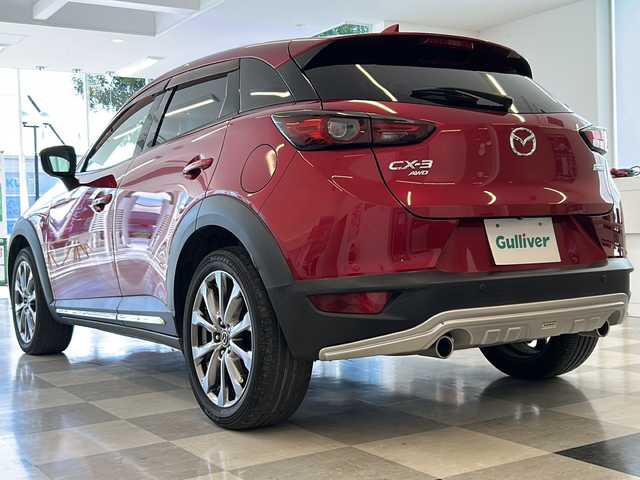 マツダ ＣＸ－３ XD エクスクルーシブモッズ 岐阜県 2018(平30)年 2.2万km ソウルレッドクリスタルM MAZDA純正ナビゲーション/4WD/全方位カメラ/フルセグテレビ/Bluetooth/CD・DVD再生/MRCC(マツダ・レーダー・クルーズ・コントロール)/空間認知支援システム/交通標識認識システム/SBS/SCBS/ドライバーアテンションアラート/ヘッドアップディスプレイ/ブラインドスポットモニター/純正ドライブレコーダー/ETC/革シート/パワーシート/シートヒーター/ステアリングヒーター/前後コーナーセンサー/LEDヘッドライト/オートライト/純正アルミホイール/純正フロアマット