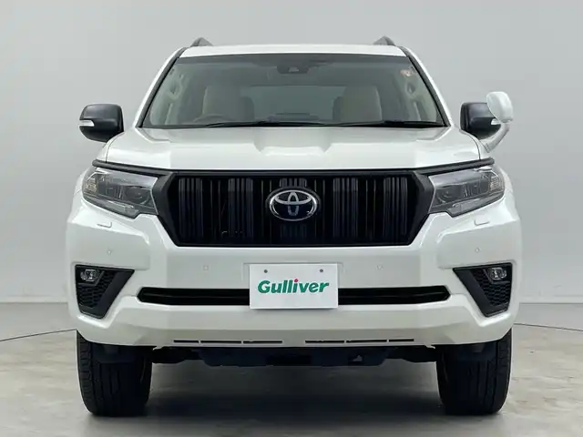 トヨタ ランドクルーザー プラド TX Lパッケージ マットブラED 新潟県 2023(令5)年 1.5万km ホワイトパールクリスタルシャイン 純正アルパインナビ/レーダークルーズコントロ―ル/ETC/バックカメラ/フルセグ/社外フロアマット/前席パワーシート/前席シートヒーター/前席エアシート/純正18インチAW夏タイヤ/純正LEDヘッドライト/フォグランプ