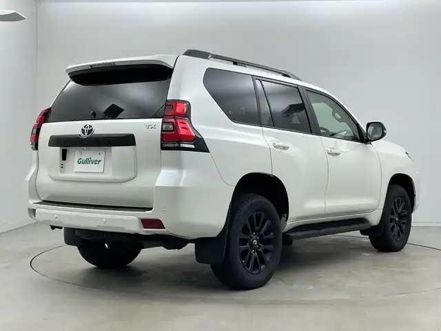 トヨタ ランドクルーザー プラド TX Lパッケージ マットブラED 新潟県 2023(令5)年 1.5万km ホワイトパールクリスタルシャイン 純正アルパインナビ/レーダークルーズコントロ―ル/ETC/バックカメラ/フルセグ/社外フロアマット/前席パワーシート/前席シートヒーター/前席エアシート/純正18インチAW夏タイヤ/純正LEDヘッドライト/フォグランプ