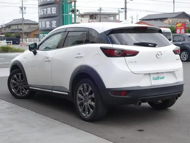 マツダ ＣＸ－３ 15S 100周年特別記念車 静岡県 2021(令3)年 4.1万km スノーフレイクホワイトパールマイカ ワンオーナー/禁煙車/純正SDナビ/　　CD/DVD/BT/SD/USB/AUX/フルセグTV/360度ビューモニター/　　　（フロント・サイド・バック・全方位）/ビルトインETC/前席シートヒーター/ステアリングリモコン/ステアリングヒーター/BOSEプレミアムサウンド/パドルシフト/運転席メモリー付きパワーシート/アドバンストスマートシティブレーキサポート/後退時スマートシティブレーキサポート/スマートシティブレーキサポート/全車速追従機能付レーダークルーズコントロール/パーキングセンサー（フロント/リア）/車線逸脱警報システム/ドライバーアテンションアラート/BSM/HUD/レザーシート/純正フロアマット/純正ドアバイザー/純正トノカバー/取扱説明書/保証書