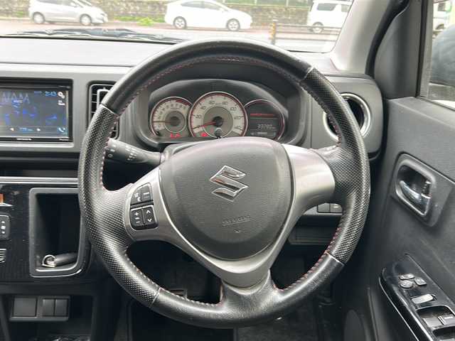 スズキ アルト ワークス 沖縄県 2017(平29)年 3.4万km スチールシルバーM ナビ/（ＡＭ／ＦＭ／ＣＤ／ＤＶＤ／ＢＴ）/ＵＳＢ入力端子　/スマートキー　/純正フロアマット　/横滑り機能　/純正１５インチアルミホイール　/プッシュスタート /オートライト /ベンチシート