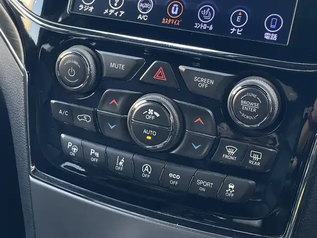 クライスラー・ジープ ジープ グランドチェロキー LTD 山梨県 2019(平31)年 6.5万km ブライトホワイト 後期　/黒革　/ＡＣＣ　/８．４ＵＣナビ　/Ｂカメラ　/フルセグＴＶ　/ＢＴ　/ＵＳＢ　/ステアリングＨ　/ＬＫＡ　/ＢＳＡ　/カープレイ　/ＨＩＤ　/Ａライト　/シートＨ　/ベンチＬ　/エアサス　/Ａブレーキアシスト　/保証書