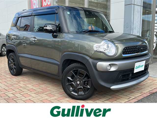 スズキ クロスビー HYBRID MZ 鳥取県 2020(令2)年 7.2万km タフカーキパールメタリック/ブラック2トーン ワンオーナー/ブラックインテリアパッケージ/ターボ・４WD/全方位カメラ/ハーフレザーシート/デュアルカメラサポート/社外9インチナビ/ダウンヒルアシスト/パドルシフト/プリクラッシュセーフティ/レーンデパーチャー/クリアランスソナー/レーダークルーズ/前席シートヒーター/オートエアコン/オートライト/LEDヘッドライト/LEDフォグライト/純正ゴムマット/保証書・取説