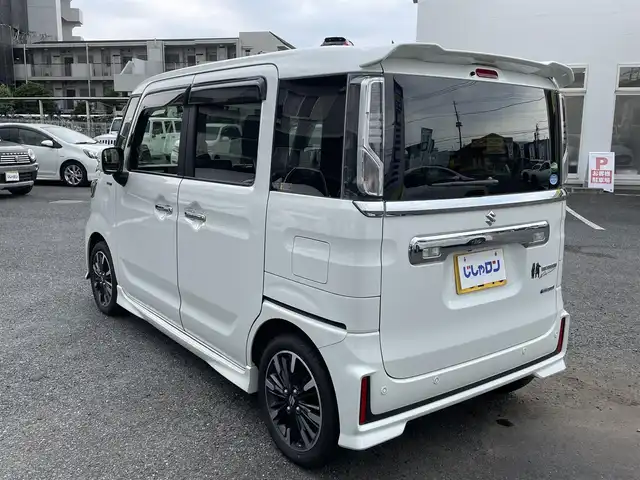 スズキ スペーシア カスタム HYBRID XS 埼玉県 2020(令2)年 11.8万km ピュアホワイトP (株)IDOMが運営する【じしゃロン川越店】の自社ローン専用車両になります。こちらは現金またはオートローンご利用時の価格です。自社ローンご希望の方は別途その旨お申付け下さい/純正ナビ　AVIC-RLS901II/フルセグ/Bluetooth/CD/DVD/AM/FM/全方位モニター/衝突軽減ブレーキ/レーンキープアシスト/レーダークルーズコントロール/ハーフレザー/シートヒーター/両側パワースライドドア/シートバックテーブル/LEDヘッドライト/フォグ/ウインカーミラー/純正１５インチアルミホイール/ハンドルカバー/ドアバイザー/純正フロアマット/前後ドライブレコーダー/コーナーセンサー/車両取扱説明書/保証書