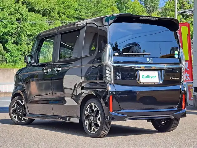 ホンダ Ｎ ＢＯＸ カスタム G EX ターボ ホンダセンシング 大阪府 2020(令2)年 3.6万km クリスタルブラックパール /禁煙ワンオーナー//社外SDナビ【CN-RE07D】//SD/BT/CD/DVD/フルTV//前後ドラレコ【ZDR 016】//前席シートヒーター//USB充電//ビルトインETC//ハーフレザーシート//純正15AW//両側パワースライドドア//パドルシフト//ISOFIX//ロールサンシェイド/【HondaSENSING】//衝突軽減ブレーキ//誤発進抑制機能//歩行者事故低減ステアリング//先行発進お知らせ機能//標識認識機能//車線維持支援（LKAS）//アダプティブクルーズコントロール(ACC)//オートハイビーム//