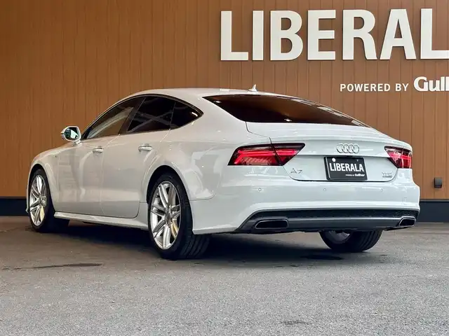 アウディ Ａ７ SB 2.0 TFSI クワトロ S LINE P 宮城県 2016(平28)年 6万km 白 アシスタンスパッケージ/BOSEサウンドシステム/MMIナビゲーションシステム/フルセグTV/バックカメラ/マトリクスLEDヘッドライト/オートライト/ブラックレザーシート/シートヒーター/パワーシート/純正19インチAW/アドバンストキー/パワーバックドア/ドライブレコーダー/ETC車載器