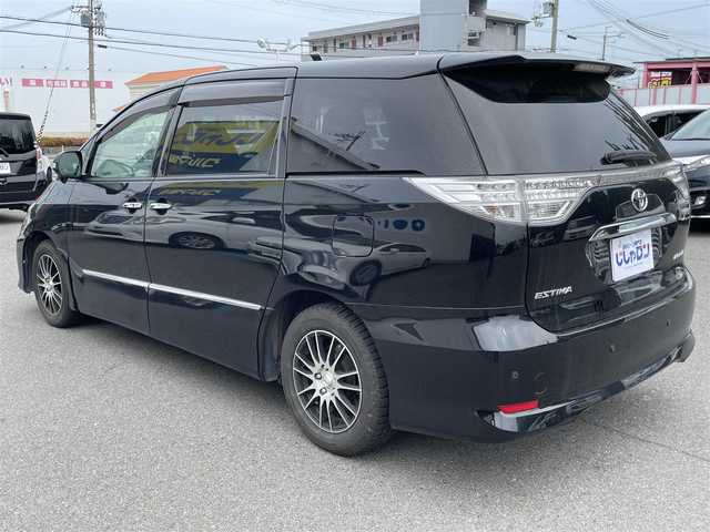 トヨタ エスティマ アエラス プレミアムエディション 和歌山県 2013(平25)年 10.3万km ブラック (株)IDOMが運営する【じしゃロン和歌山店】の自社ローン専用車両になります。こちらは現金またはオートローンご利用時の価格です。自社ローンご希望の方は別途その旨お申付け下さい/・純正ナビ/・CD/DVD/Bluetooth再生/・フルセグTV/・コーナーセンサー/・運転席パワーシート/・両側パワースライドドア/・オットマン/・バックカメラ/・ETC