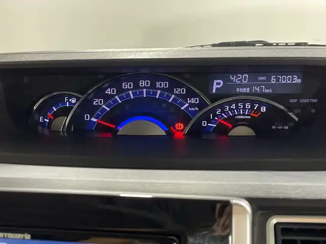 ダイハツ タント カスタム RS トップED SAⅡ 福岡県 2016(平28)年 6.8万km パールホワイトⅢ 社外8型SDナビ（フルセグTV/DVD/CD/BT）バックモニター両側パワスラETC衝突軽減ドラレコハーフレザーシートアイドリングストップスマートキープッシュスタート