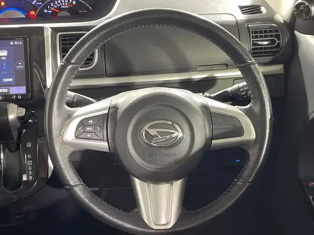 ダイハツ タント カスタム RS トップED SAⅡ 福岡県 2016(平28)年 6.8万km パールホワイトⅢ 社外8型SDナビ（フルセグTV/DVD/CD/BT）バックモニター両側パワスラETC衝突軽減ドラレコハーフレザーシートアイドリングストップスマートキープッシュスタート